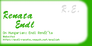 renata endl business card